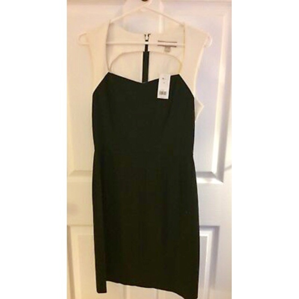 Banana Republic Black & Cream Dress 10